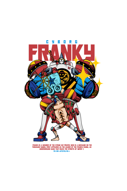 One Piece - Cyber Franky Oversized T-Shirt