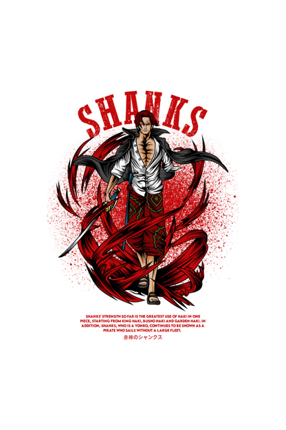 One Piece - Shanks Oversized  T-Shirt