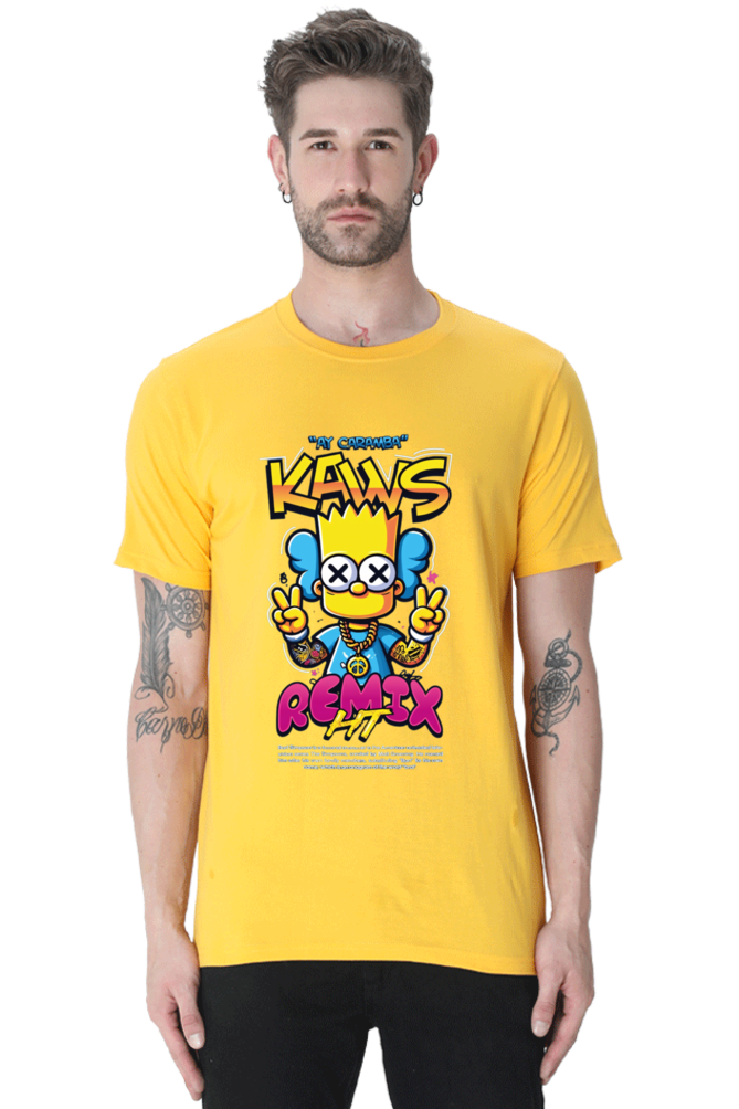 The simpsons-kaws  T-shirt