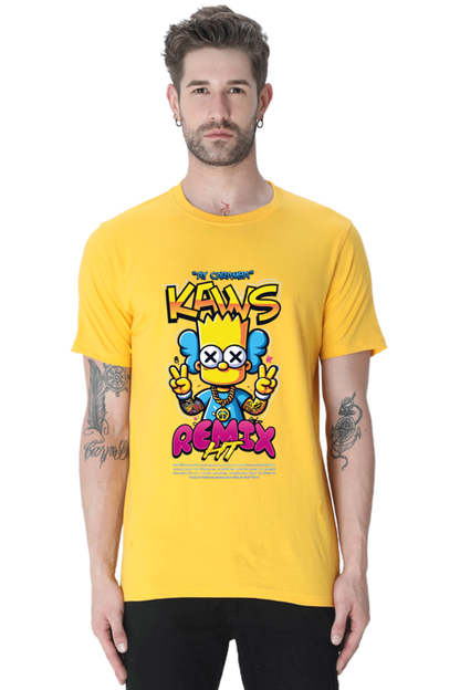 The simpsons-kaws  T-shirt