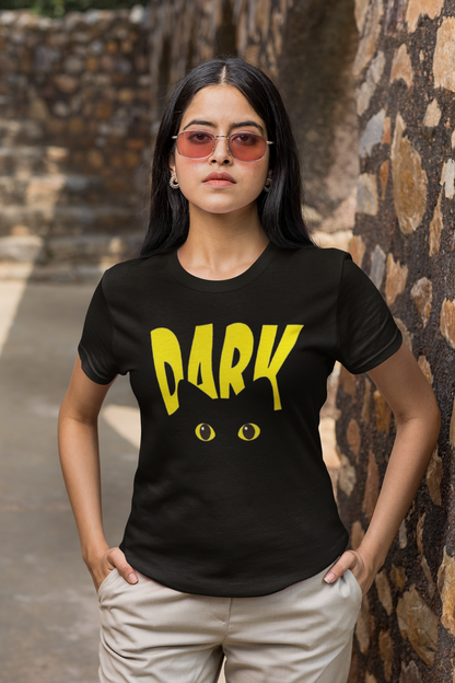 High Quality DARK CatPrint (Black) T-Shirts