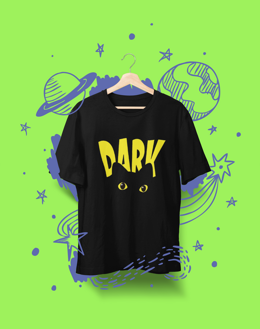 High Quality DARK CatPrint (Black) T-Shirts