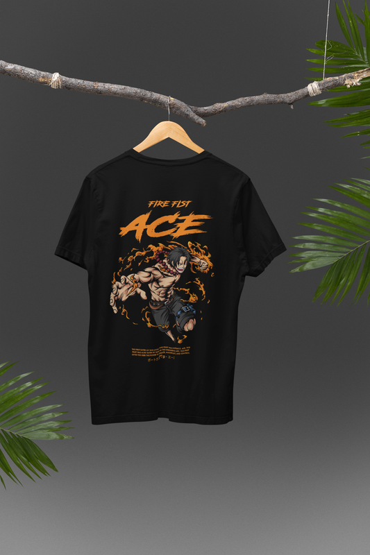 One Piece - Portgas D. Ace Oversized  T-Shirt