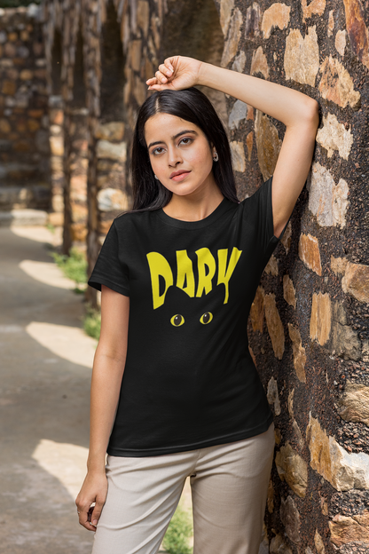 High Quality DARK CatPrint (Black) T-Shirts